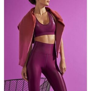 Carbon38 Deep Purple Activewear Set